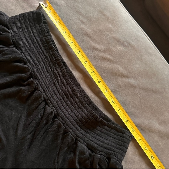 Mossimo Black Flowy Shorts Smocked Waist Soft Stretchy Lounge Boho Size XL Fun - Picture 8 of 9